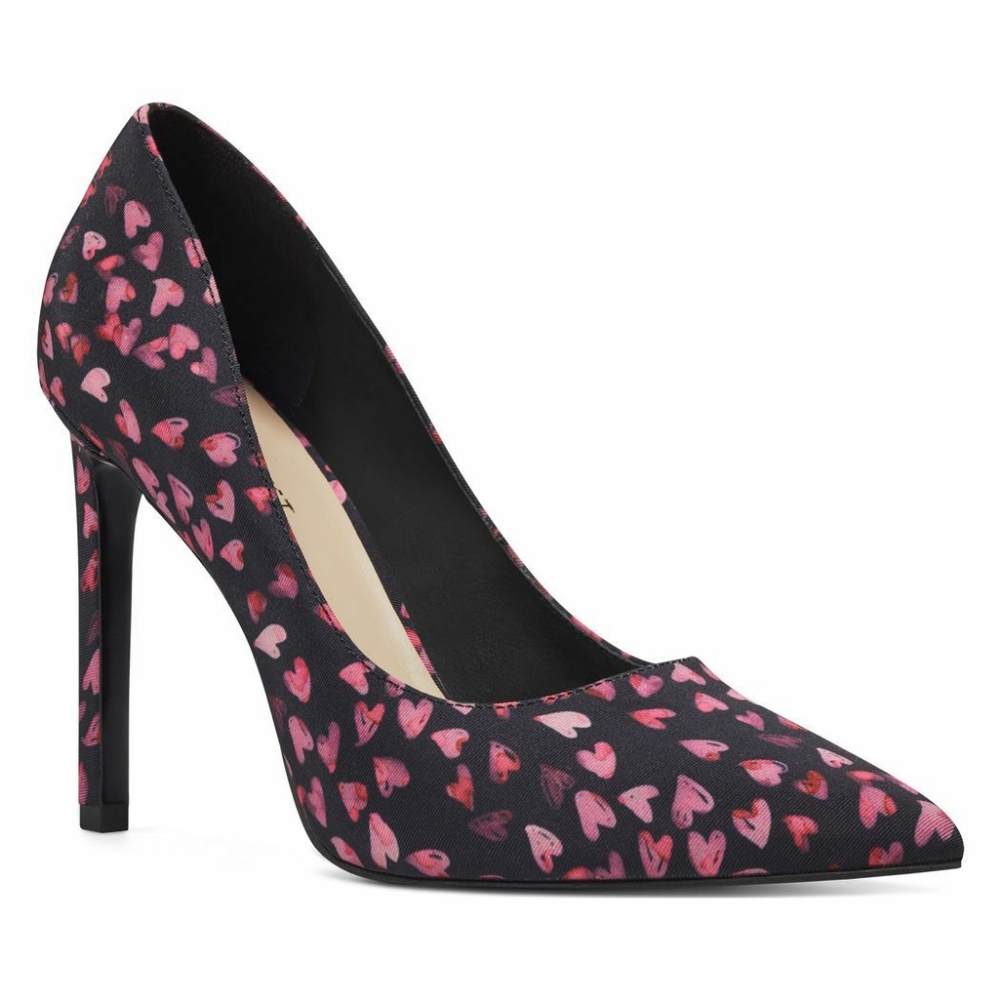 Nine West Pointy Pumps with Hearts